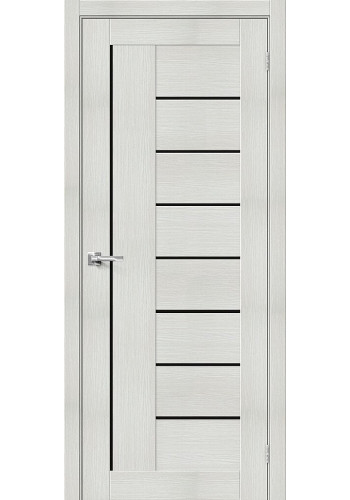 Межкомнатная дверь Порта-29, со стеклом, цвет Bianco Veralinga
