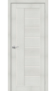 Межкомнатная дверь Порта-29, со стеклом, цвет Bianco Veralinga