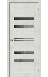 Межкомнатная дверь Порта-30, со стеклом, цвет Bianco Veralinga