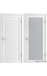 Межкомнатная дверь White эмалит Белый