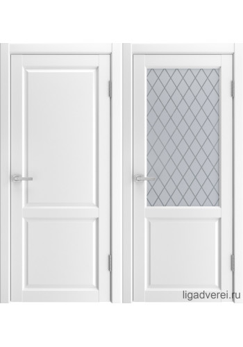 Межкомнатная дверь Silver эмалит белый