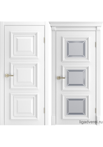 Межкомнатная дверь Diana-3 Эмаль белая