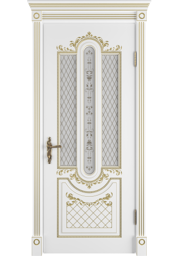 Межкомнатная дверь Alexandria, со стеклом, цвет Polar PG Межкомнатная дверь Alexandria, со стеклом, цвет Polar PG